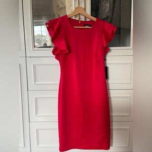 Tommy Hilfiger Vibrant Red  Dress Size 4